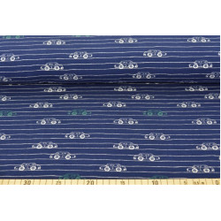 Sweat - Streifen Autos blau